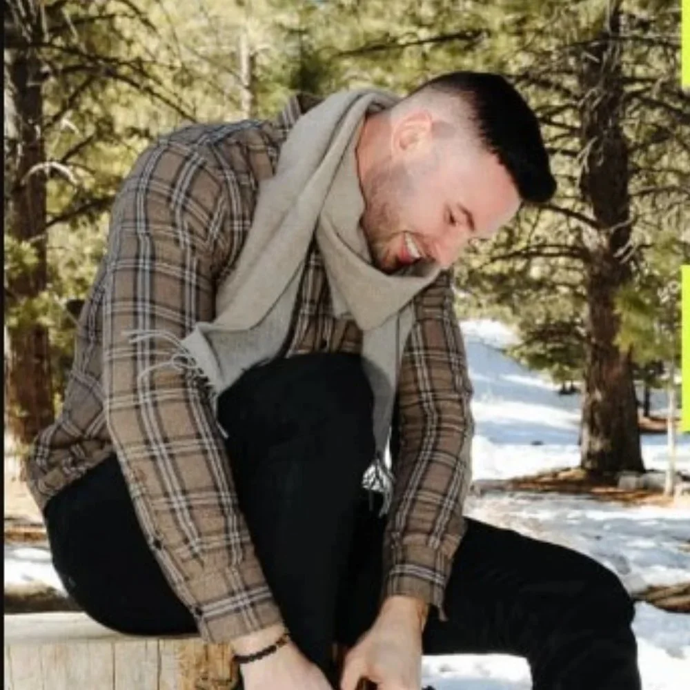 𝐑𝐎𝐒𝐒 ✳ 𝐒𝐍𝐎𝐖 100% Cashmere Unisex Inverno Scarf - NEW!!!